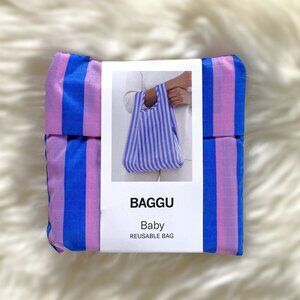NWT Baby Baggu - Pink & Blue Stripe